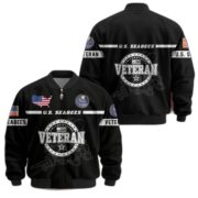 Premium US Veterans Bomber Jacket BPHN250913, Gifts For US Veterans, Gifts On Father's Day, Veterans Day. - Image 11