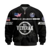 Premium US Veterans Bomber Jacket BPHN250913, Gifts For US Veterans, Gifts On Father's Day, Veterans Day. - Image 12