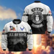 Premium US Veterans Bomber Jacket BPHN180913, Gifts For US Veterans, Gifts On Father's Day, Veterans Day. - Image 17