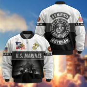 Premium US Veterans Bomber Jacket BPHN180913, Gifts For US Veterans, Gifts On Father's Day, Veterans Day. - Image 14