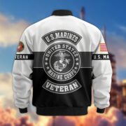 Premium US Veterans Bomber Jacket BPHN180913, Gifts For US Veterans, Gifts On Father's Day, Veterans Day. - Image 16