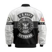 Premium US Veterans Bomber Jacket BPHN180913, Gifts For US Veterans, Gifts On Father's Day, Veterans Day. - Image 10