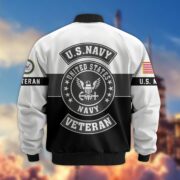 Premium US Veterans Bomber Jacket BPHN180913, Gifts For US Veterans, Gifts On Father's Day, Veterans Day. - Image 10