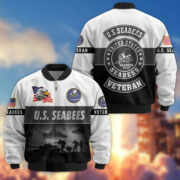 Premium US Veterans Bomber Jacket BPHN180913, Gifts For US Veterans, Gifts On Father's Day, Veterans Day. - Image 11