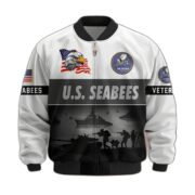 Premium US Veterans Bomber Jacket BPHN180913, Gifts For US Veterans, Gifts On Father's Day, Veterans Day. - Image 12