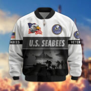 Premium US Veterans Bomber Jacket BPHN180913, Gifts For US Veterans, Gifts On Father's Day, Veterans Day. - Image 12