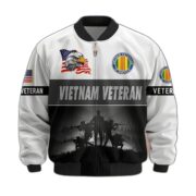 Premium US Veterans Bomber Jacket BPHN180913, Gifts For US Veterans, Gifts On Father's Day, Veterans Day. - Image 30