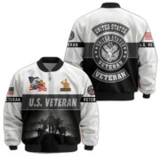 Premium US Veterans Bomber Jacket BPHN180913, Gifts For US Veterans, Gifts On Father's Day, Veterans Day. - Image 26
