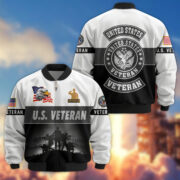 Premium US Veterans Bomber Jacket BPHN180913, Gifts For US Veterans, Gifts On Father's Day, Veterans Day. - Image 26