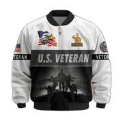 Premium US Veterans Bomber Jacket BPHN180913, Gifts For US Veterans, Gifts On Father's Day, Veterans Day. - Image 27