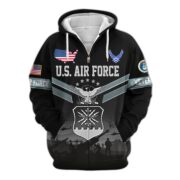 Premium US Veterans Zip Hoodie BPHN290911, Gifts For US Veterans, Gifts On Father's Day, Veterans Day. - Image 21