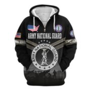 Premium US Veterans Zip Hoodie BPHN290911, Gifts For US Veterans, Gifts On Father's Day, Veterans Day. - Image 6