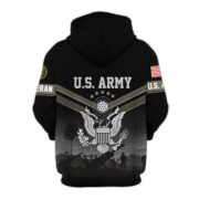 Premium US Veterans Zip Hoodie BPHN290911, Gifts For US Veterans, Gifts On Father's Day, Veterans Day. - Image 4
