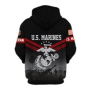 Premium US Veterans Zip Hoodie BPHN290911, Gifts For US Veterans, Gifts On Father's Day, Veterans Day. - Image 16