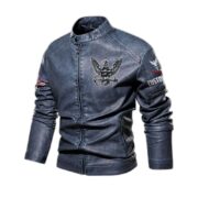Premium Custom US Navy Veteran Leather Jacket VPVC702333, Gifts For Navy Veteran, Gifts On Father's Day, Veterans Day. - Image 2