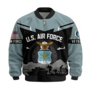 Premium US Veterans Bomber Jacket BPHN260911, Gifts For US Veterans, Gifts On Father's Day, Veterans Day. - Image 23