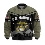 Premium US Veterans Bomber Jacket BPHN260911, Gifts For US Veterans, Gifts On Father's Day, Veterans Day. - Image 20