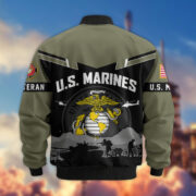 Premium US Veterans Bomber Jacket BPHN260911, Gifts For US Veterans, Gifts On Father's Day, Veterans Day. - Image 21