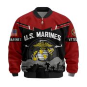 Premium US Veterans Bomber Jacket BPHN260911, Gifts For US Veterans, Gifts On Father's Day, Veterans Day. - Image 17