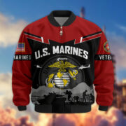 Premium US Veterans Bomber Jacket BPHN260911, Gifts For US Veterans, Gifts On Father's Day, Veterans Day. - Image 17