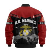 Premium US Veterans Bomber Jacket BPHN260911, Gifts For US Veterans, Gifts On Father's Day, Veterans Day. - Image 18