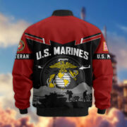 Premium US Veterans Bomber Jacket BPHN260911, Gifts For US Veterans, Gifts On Father's Day, Veterans Day. - Image 18