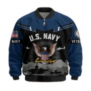 Premium US Veterans Bomber Jacket BPHN260911, Gifts For US Veterans, Gifts On Father's Day, Veterans Day. - Image 11