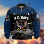 Premium US Veterans Bomber Jacket BPHN260911, Gifts For US Veterans, Gifts On Father's Day, Veterans Day. - Image 11