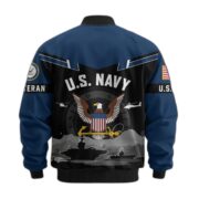 Premium US Veterans Bomber Jacket BPHN260911, Gifts For US Veterans, Gifts On Father's Day, Veterans Day. - Image 12