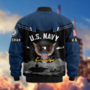 Premium US Veterans Bomber Jacket BPHN260911, Gifts For US Veterans, Gifts On Father's Day, Veterans Day. - Image 12