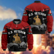 Premium US Veterans Bomber Jacket BPHN260911, Gifts For US Veterans, Gifts On Father's Day, Veterans Day. - Image 37