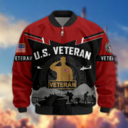 Premium US Veterans Bomber Jacket BPHN260911, Gifts For US Veterans, Gifts On Father's Day, Veterans Day. - Image 35