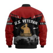 Premium US Veterans Bomber Jacket BPHN260911, Gifts For US Veterans, Gifts On Father's Day, Veterans Day. - Image 36