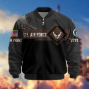 Premium US Veterans Bomber Jacket BPHN040914, Gifts For US Veterans, Gifts On Father's Day, Veterans Day. - Image 17