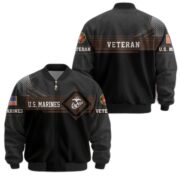 Premium US Veterans Bomber Jacket BPHN040914, Gifts For US Veterans, Gifts On Father's Day, Veterans Day. - Image 16