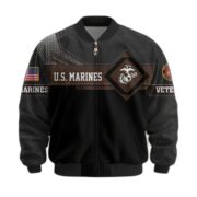 Premium US Veterans Bomber Jacket BPHN040914, Gifts For US Veterans, Gifts On Father's Day, Veterans Day. - Image 14