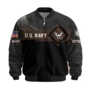 Premium US Veterans Bomber Jacket BPHN040914, Gifts For US Veterans, Gifts On Father's Day, Veterans Day. - Image 8