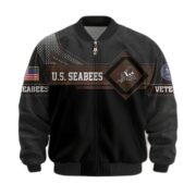 Premium US Veterans Bomber Jacket BPHN040914, Gifts For US Veterans, Gifts On Father's Day, Veterans Day. - Image 11