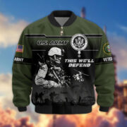 Premium US Veterans Bomber Jacket ATTN250922, Gifts For US Veterans, Gifts On Father's Day, Veterans Day. - Image 6