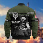 Premium US Veterans Bomber Jacket ATTN250922, Gifts For US Veterans, Gifts On Father's Day, Veterans Day. - Image 7