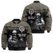 Premium US Veterans Bomber Jacket ATTN250922, Gifts For US Veterans, Gifts On Father's Day, Veterans Day. - Image 2