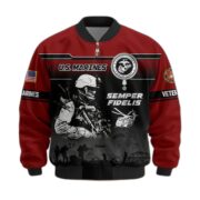 Premium US Veterans Bomber Jacket ATTN250922, Gifts For US Veterans, Gifts On Father's Day, Veterans Day. - Image 18