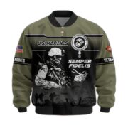 Premium US Veterans Bomber Jacket ATTN250922, Gifts For US Veterans, Gifts On Father's Day, Veterans Day. - Image 21