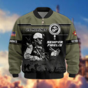 Premium US Veterans Bomber Jacket ATTN250922, Gifts For US Veterans, Gifts On Father's Day, Veterans Day. - Image 21