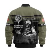Premium US Veterans Bomber Jacket ATTN250922, Gifts For US Veterans, Gifts On Father's Day, Veterans Day. - Image 22
