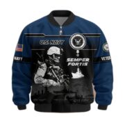 Premium US Veterans Bomber Jacket ATTN250922, Gifts For US Veterans, Gifts On Father's Day, Veterans Day. - Image 12