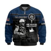 Premium US Veterans Bomber Jacket ATTN250922, Gifts For US Veterans, Gifts On Father's Day, Veterans Day. - Image 15