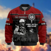 Premium US Veterans Bomber Jacket ATTN250922, Gifts For US Veterans, Gifts On Father's Day, Veterans Day. - Image 36