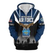 Premium US Veterans Zip Hoodie BPHN011012, Gifts For US Veterans, Gifts On Father's Day, Veterans Day. - Image 26