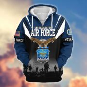 Premium US Veterans Zip Hoodie BPHN011012, Gifts For US Veterans, Gifts On Father's Day, Veterans Day. - Image 26